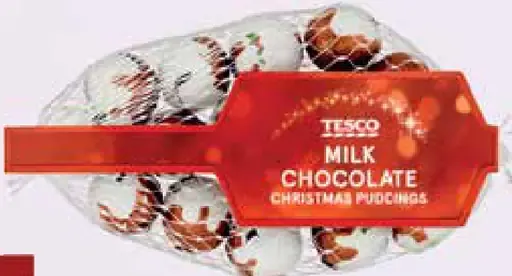 Tesco mix vianočných figúrok mliečna čokoláda