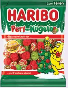 Haribo Perl-Kugeln želé s ovocnou príchuťou