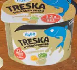 Ryba Košice treska treskoslovenská s humusom