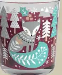 Vonná sviečka v skle vianočný motív
