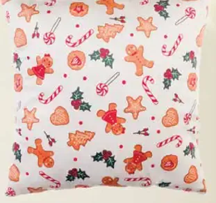 Dekoračný vankúš motív perníček