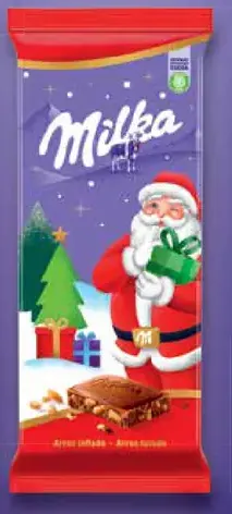 Milka čokoláda s pufovanou ryžou