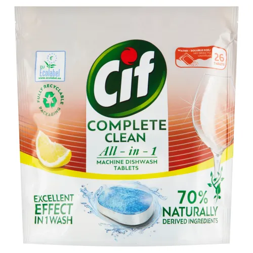 Cif All in 1 Lemon tablety do umývačky riadu