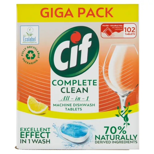 Cif All in 1 Lemon tablety do umývačky riadu