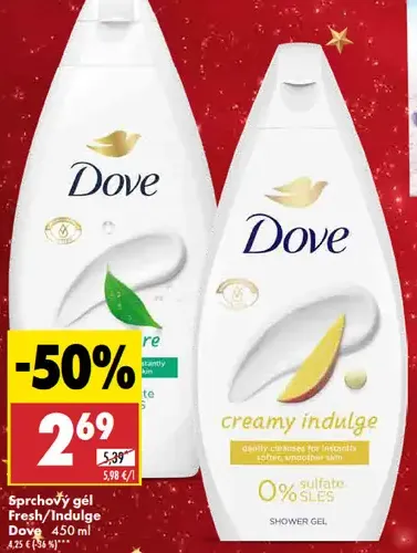 Dove Sprchový gél Fresh/Indulge