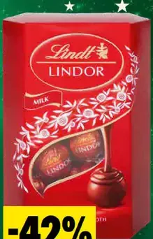 Lindor pralinky mliečne