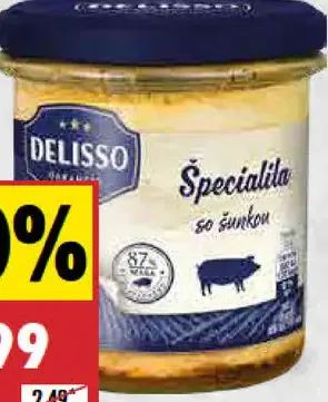 Delisso Bravčové mäso v skle rôzne druhy