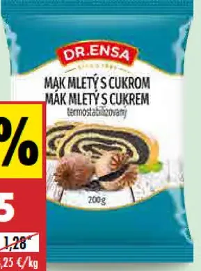 Mak mletý s práškovým cukrom