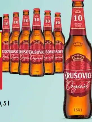 Krušovice Pivo 10° plechovka