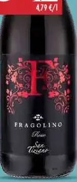 Šumivé víno červené Fragolino Rosso