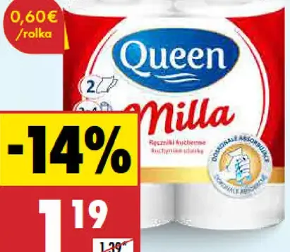 Queen Kuchynské utierky Milla 2-vrstvové