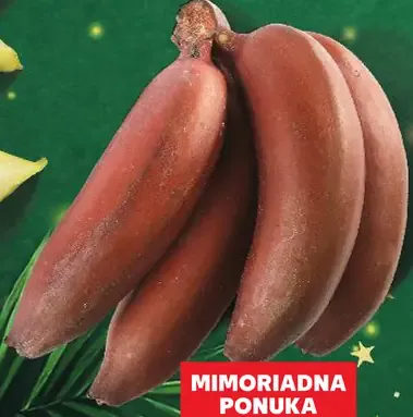Banány červené