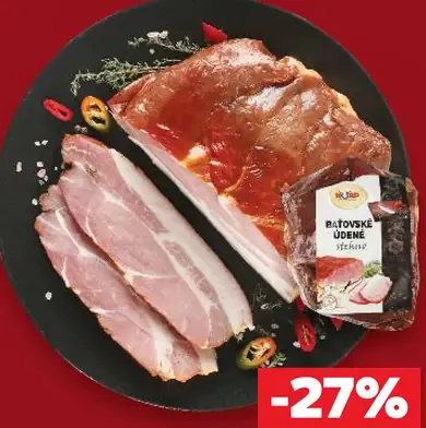 Baťovské údené stehno