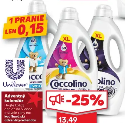 Coccolino prací prostriedok