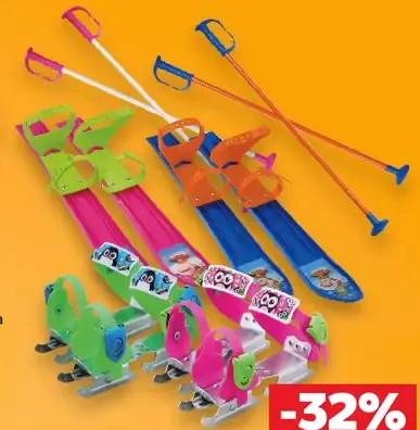 Detské lyže alebo korčule