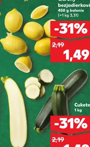 Citróny bezjadierkové