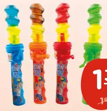 Schnur rotujúca lízanka