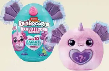 Rainbocorns Axolotlcorn prekvapenie