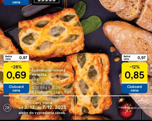 Špenátovo-nivová mriežka