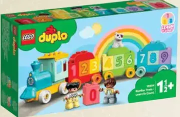 LEGO® DUPLO® 10954 Vláčik s číslami – učíme sa počítať