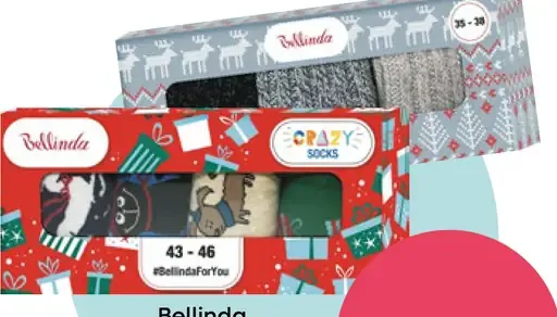 Bellinda darčekový box Crazy Socks