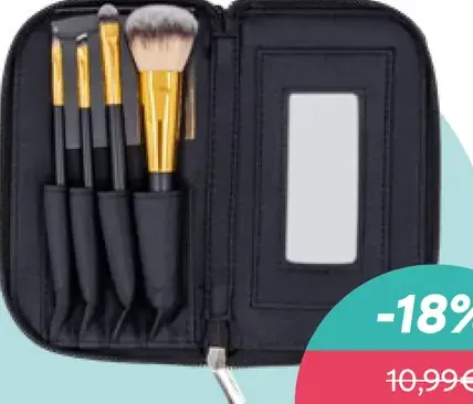 Donell sada kozmetických štetcov 4 ks so zrkadlom