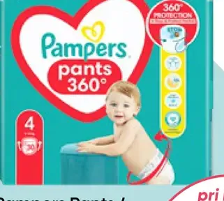 Pampers Pants 4 plienkové nohavičky