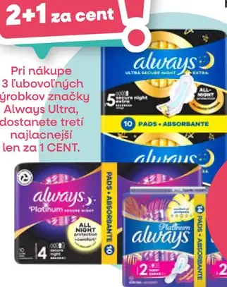 Always hygienické vložky
