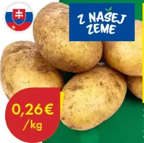 Zemiaky konzumné žlté neprané