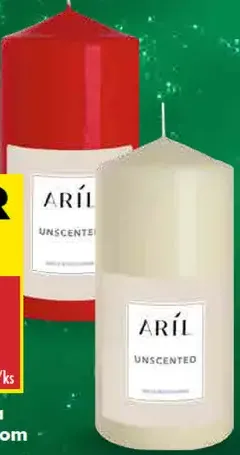 Aril Neutrálna sviečka s hladkým povrchom