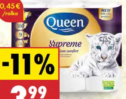 Queen Supreme toaletný papier 4-vrstvový
