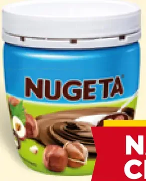 Nugeta lieskovo-oriešková, arašidová nátierka