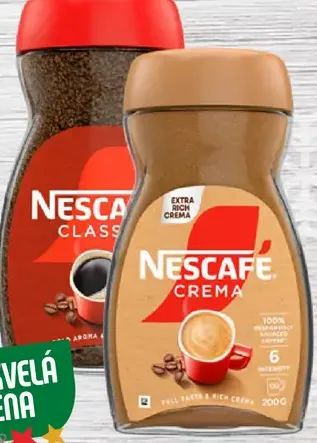 Nescafé Classic instantná káva 2 druhy