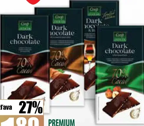 Coop Čokoláda horká