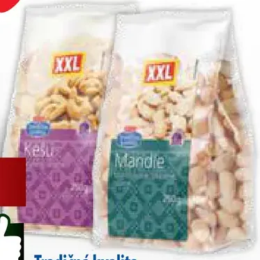 Tradičná kvalita Kešu pražené solené