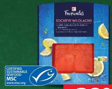 Favorites Losos nerka filety údené studeným dymom
