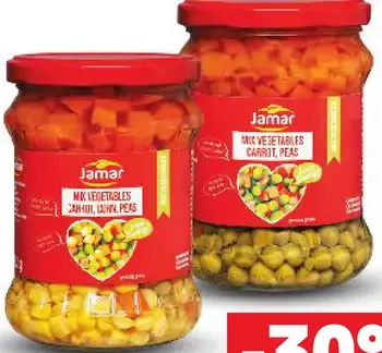 Zeleninová zmes rôzne druhy