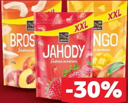 Broskve jahody sušené ovoce