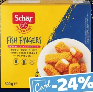 Schär Fish Fingers rybie prsty bezlepkové