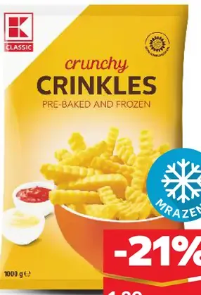 K-Classic Hranolčeky vlnky