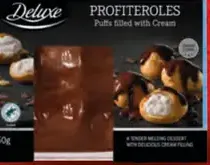 Deluxe Profiteroles veterníky s čokoládou