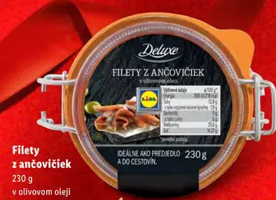 Deluxe Filety z ančovičiek