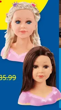 Bayer Design Hlava bábiky Charlene Super