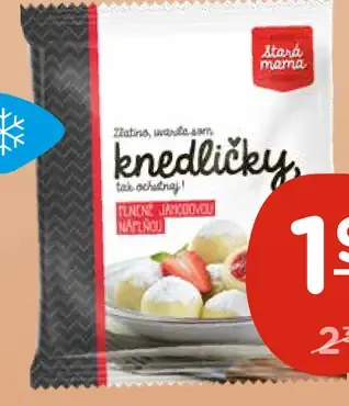 Stará Mama knedličky s jahodovou náplňou