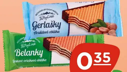 Tatry line oblátky Gerláchy, Belanky