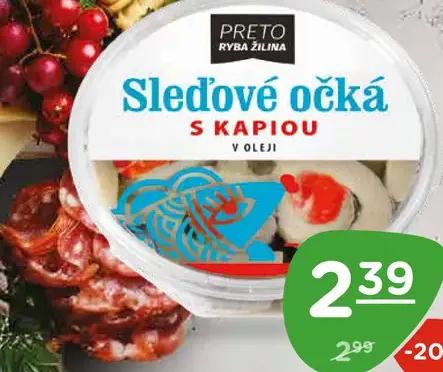 Preto Sledové očká