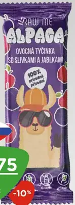 Raw Me Alpaca Ovocná tyčinka