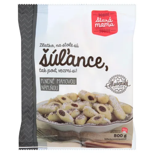 Stará Mama Šúľance plnené makovou náplňou hlbokozmrazené