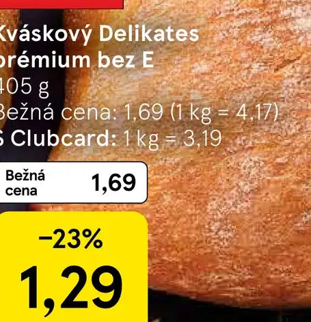 Tesco Kváskový Delikates prémiový bez E