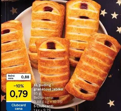 Tesco XL puding granátové jablko